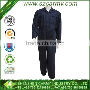 Polyester & 35% Cotton 220gsm Fabric Twill Industrial Fireproof Safety Uniforms Workwear for Mechanic Mens thumbnail-1