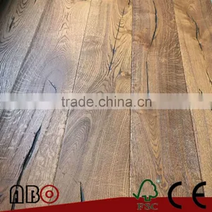 Distressed White Oak Multilayer Engineered Wood Flooring CDE Grade thumbnail-2