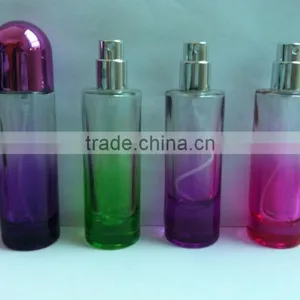 30ml Colored Cylinder Perfume Bottle With uv Cap thumbnail-2