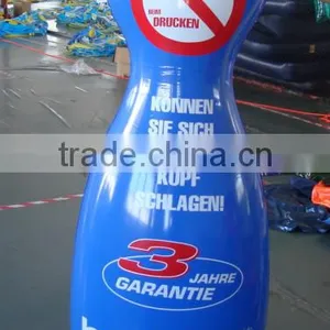 Gaint Blue Inflatable Advertise Bottle Display thumbnail-1