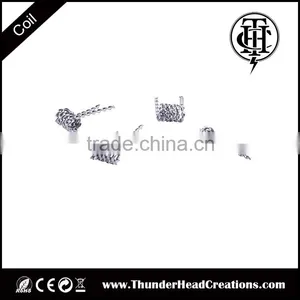 E Cigarette Factory Direct Sale Vapor Wire Coil 316 Stainless Wire Heating Coil thumbnail-1