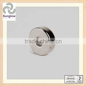 Countersunk Hole Neodymium Magnets N42 1/2"x1/8" for #6 Screw 6 thumbnail-1