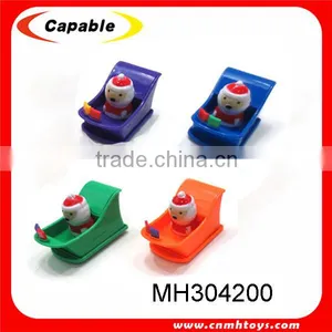 Hot Christmas Pull Back Promotional Toy Plastic Boat thumbnail-1