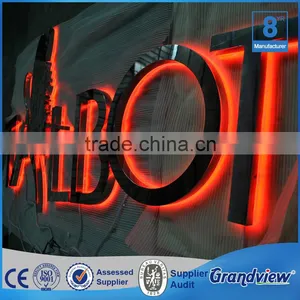 3D Illuminated Stainless Steel Logo Backlit Letter Signs thumbnail-1