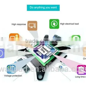 Wallpad LED Black Crystal Glass 110~250V US/Australia Standard 1 Gang Electrical Digital Remote Control Touch Light Switch thumbnail-4