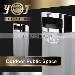 Unique Wholesale Furniture Commercial Stainless Steel Garbage Can thumbnail-1