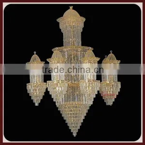 2014 Indoor Hall Decorative Big Candelier Lighting Quality Choice thumbnail-1