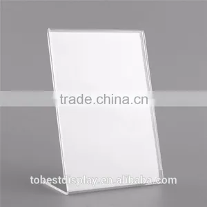 Acrylic Stand Menu Holder, Restaurant Menu Holder 5x6, Plastic Menu Holder thumbnail-1