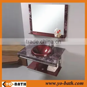 High Quality Glass Bathroom Cabinet YO-G046 thumbnail-1