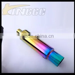 Good Performance Universal Coated Blue Exhaust Pipe thumbnail-2