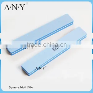 Professional Nail Care Shaping and Polising Blue Sponge Nail Salon Nail FIle Wide Shape thumbnail-1