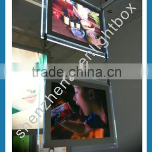 A4 A3 Size Photography Light Box Window Display Acrylic LED Light Real Estate Window Display thumbnail-1