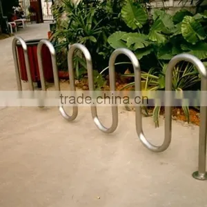 Galvanized and Powder Coated Steel Bicycle Rack,bicycle Parking Rack thumbnail-2
