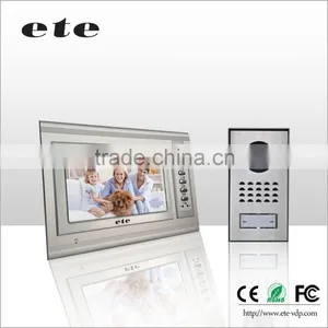 7" Hand Free Touch Button Panel Monitor Aluminum Video Door Phone With Waterproof Door Carema thumbnail-4