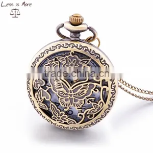 Trendy Design Wholesale Cheap Pocket Watch, Simple Useful Hollow Pocket Watch thumbnail-1
