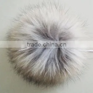 Factory Price Real Raccoon Fur Pompoms thumbnail-4