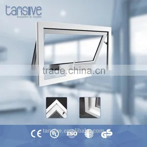 Insulated Energy Saving Single Glazed Top Hung Aluminum Windows thumbnail-1
