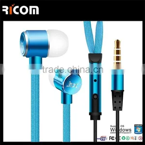 Microphone HIFI Stereo Rope Earphone With Shoelace Design--EO3031B thumbnail-4