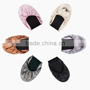 Print Your Own Logo On The Special Customized Wedding Gift Folding Ballet Flat Shoes Quality Choice thumbnail-1