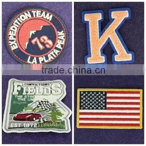 Wholesale Cheap Fashion Woven Embroidered Patches And Badges Custom Embroidery Patch thumbnail-6