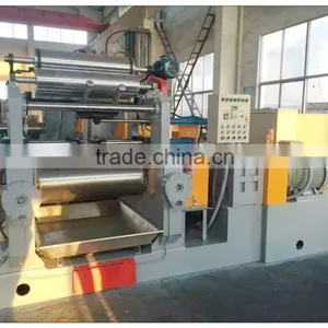 Rubber Open Mixing Mill With Stock Blender thumbnail-1