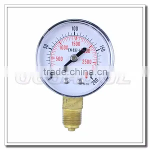 High Quality Vertical Compressor Air Pressure Gauge 50mm 1/4 thumbnail-2
