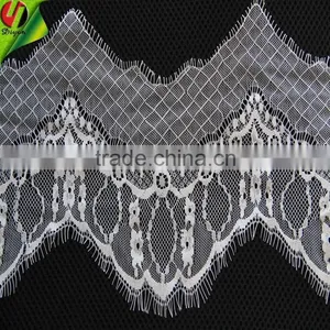 Special Shaped Nylon Eyelash Lace for Fashion Dress BY7337 thumbnail-1
