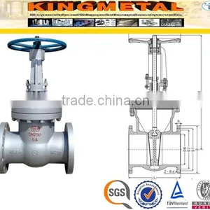 F304 Stainless Steel Handwheel Operated Rising Steam Gate Valve thumbnail-1