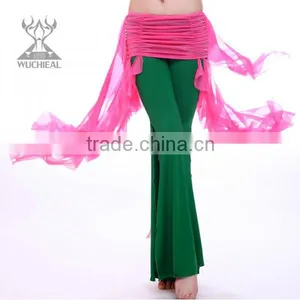 New Belly Dance Long Tassel Purple Hip Scarf ,Belly Dancing Performance Hip Scarf ,Belly Dance Belts (YL125) thumbnail-1