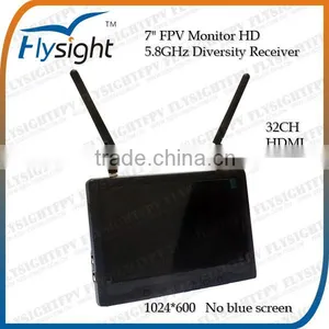518 5.8G 32CH HDMI Monitor 7" for Parrot AR Drone RC Quadricopter Helicopter thumbnail-1
