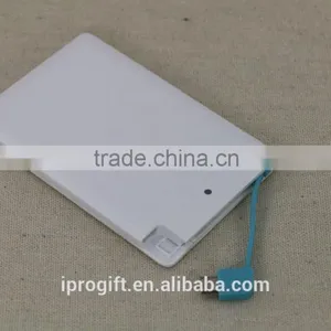 Wholesale Promotion Item Custom Logo Creadit Card Universal Power Bank 2500mah thumbnail-3