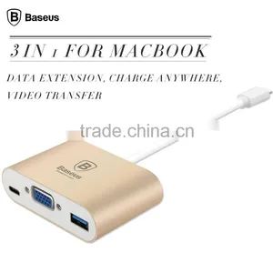 Baseus 2A Type-C To VGA+ HUB Adapter thumbnail-4