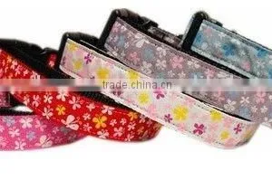 3/8" Butterfly Nylon Ribbon Collar thumbnail-1