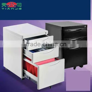 TJG Taiwan Large Movable Drawer Cabinet Type 3 Drawer Metal File Cabinet Wholesale Price thumbnail-1