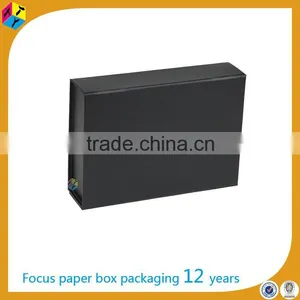 Black Magnetic Closure Gift Packaging Folderable Boxes thumbnail-3