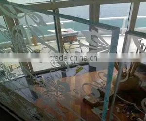 Decorative Toughened Fence Glass Panels thumbnail-1