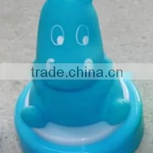 LED Animal Push Night Lamp Hippo Touch Night Light thumbnail-1