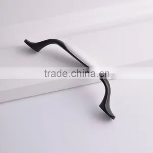 OEM Cheap Kitchen Ceramic Pull Handle Furniture Decorative Hardware Zinc Alloy Wardrobe Cabinet White And Black Pull Knobs thumbnail-4