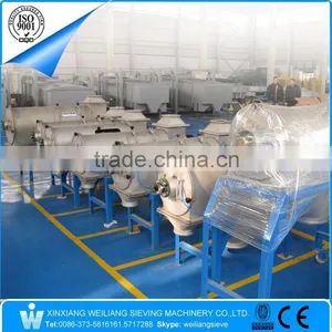Chicken Powder SS304 Vibrating Airflow Centrifugal Garding Screen Machine thumbnail-6