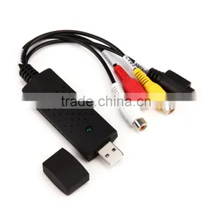 1CH DC60+ EM2860 Chip USB 2.0 Video TV DVD VHS Capture Card Audio AV Easiercap Adapter for Computer/CCTV Camera thumbnail-4