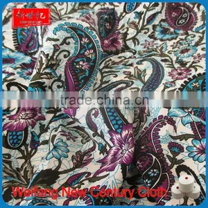 China Manufacturer Make to Order Cheap 30*68 Plain Woven 100% Viscose Fabric, Printed Viscose Fabric for Apparel thumbnail-1
