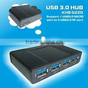 4 Port 3.0 Usb Hub Portable Usb 3.0 Hub thumbnail-1