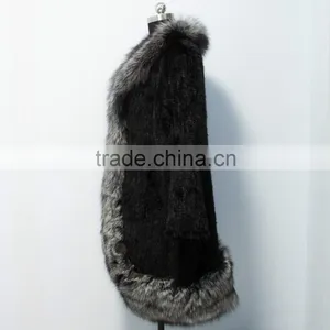 Fashion Genuine Knitted Mink Fur Coat for Women MC08 thumbnail-2