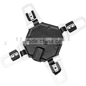 Factory Supply 4 in 1 Mount Adapter Speedlite Flash Umbrella Holder Light Stand Bracket thumbnail-2