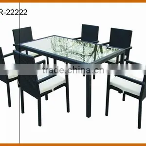 Traditional Dining Table Chair Rattan thumbnail-1