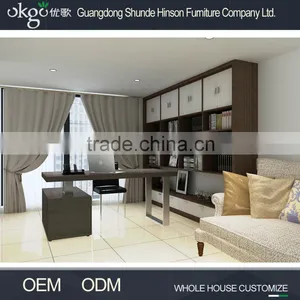 Customized Tall Corner Bookshelf thumbnail-1