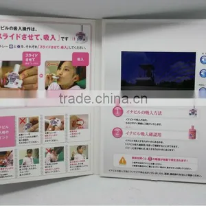 Hot Sale 7 Inch 1080p Video Playing Lcd Wearable Business Badge for Advertising thumbnail-3