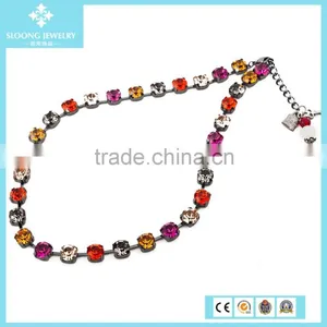 Wholesale Austria Crystal Necklace Young Girl Jewelry thumbnail-4