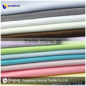 100% Polyester Plain Velvet Fabric/ Toy Fabric/ Soft thumbnail-1