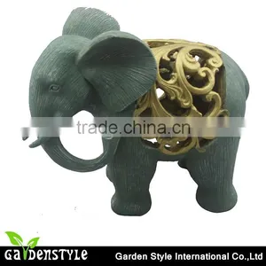 Rohs Led Lights Elephant Figurine Light , New Brand Name Led Light, Resin Material Led Light Product thumbnail-2